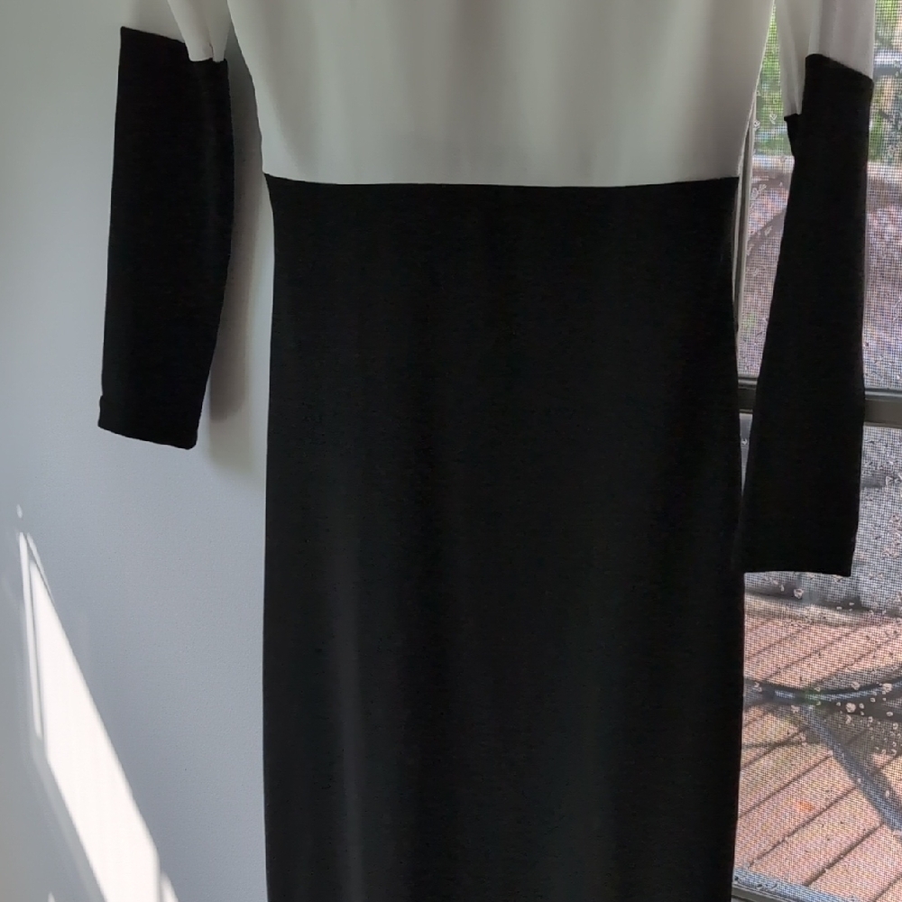 Colorblock Long Sleeve Dress - Picture 5 of 9